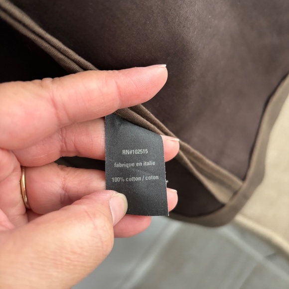 John Varvatos Olive Green 100% Cotton Double Breasted Military Long Coat - IT50 - Picture 7 of 11